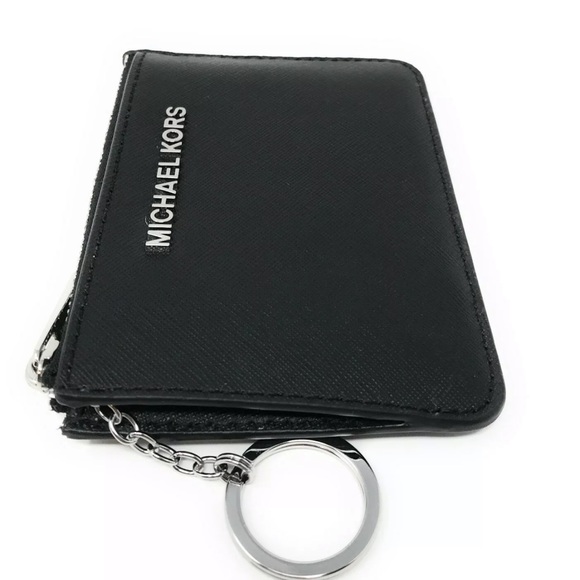 Michael Kors Jet Set Travel Small Leather Top Zip Coin Pouch With ID - Picture 4 of 16